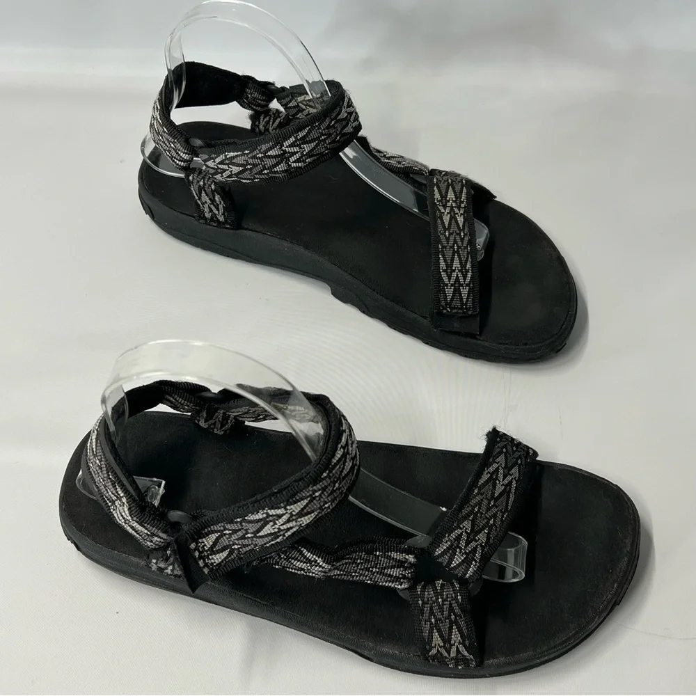TEVA US 9 Black Mens Universal Terra Fi sport Hiking Outdoor Sandals Black Gray